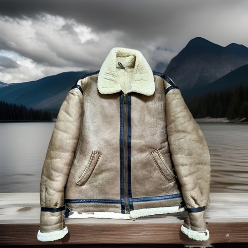 Bomberleather shearling - b3,
