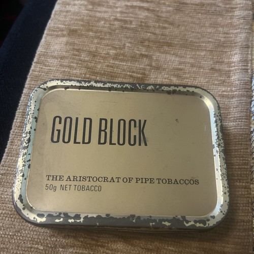 Gold block pipe - pipe, tobacco