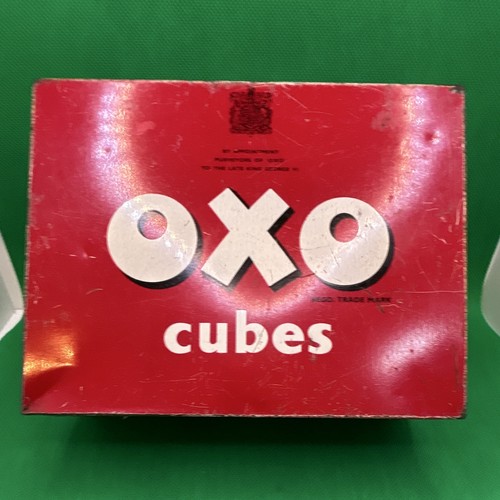 Vintage antique oxo cubes red - vintage,