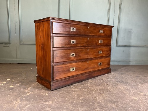Campaign style drawers oak - style,