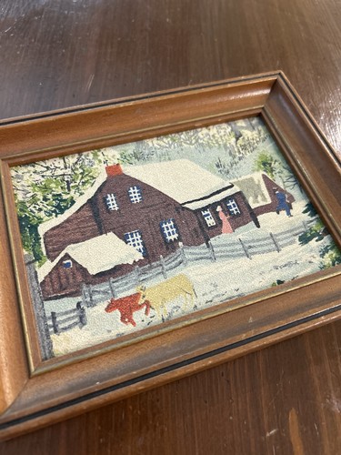Vintage grandma moses - vintage,