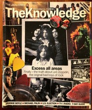 LED ZEPPELIN- RARE UK The Times Knowledge Magazine (NOV 2008)