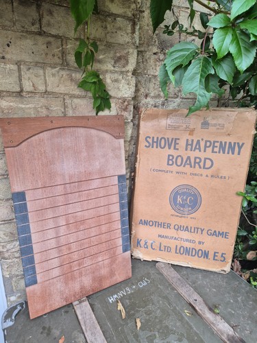 Vintage shove penny - vintage, ha'penny
