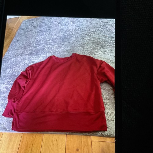 Ladies burgundy sweatshirt - burgundy,