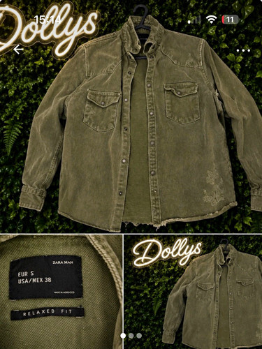 Zara man green - man,