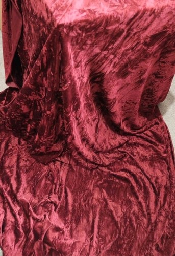 Yard crushed velvet fabric - 4,