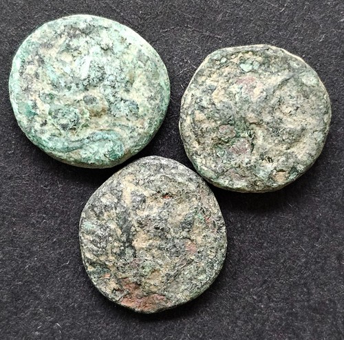 Ancient greek coins - lot, 3