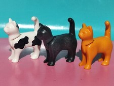 PLAYMOBIL X3 FIGURES CATS CAT FARM HOUSE WEST MANSION ANIMALS FIGURE NEW!