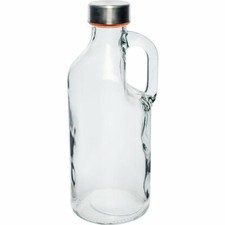 Glass Bottle with Cap and Hand