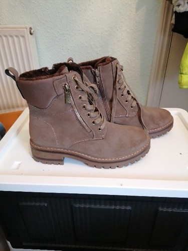 Lotus taupe brown - , lace-up