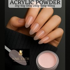 🧧 100% Nail Acrylic Powder | Nail Powder Clear, Pink Refill Bag |20g - 1000g UK
