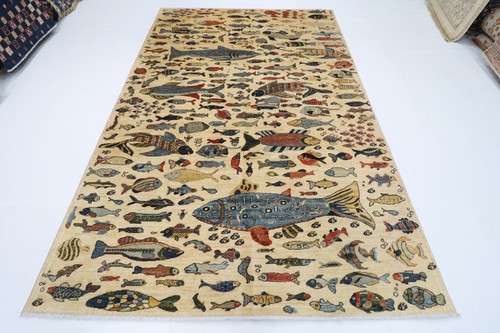 Afghan hand knotted - afghan,