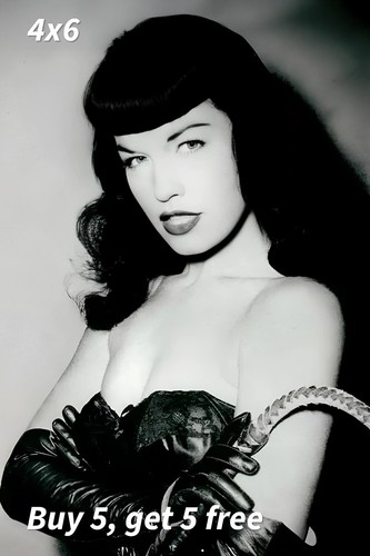 Bettie page 4x6 - page,