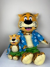 2 X Rory The Tiger Seaside Crew Bedtime Plush Haven Holidays Mascot