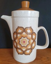 Vintage / Retro 70's Royal Worcester Palissy Kalabar Coffee Pot