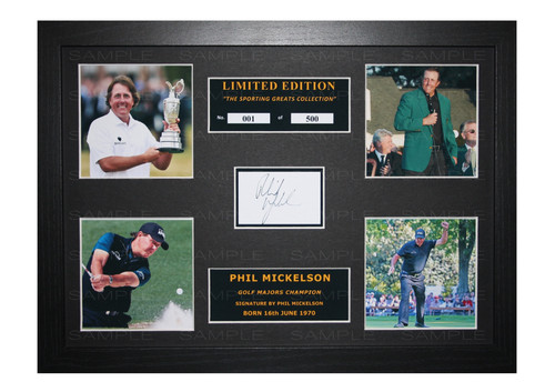 Phil mickelson signed - signed, ltd