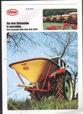 Vicon Vari-spreader 402, 602, 802 and 1002 Fertilizer Spreader Brochure