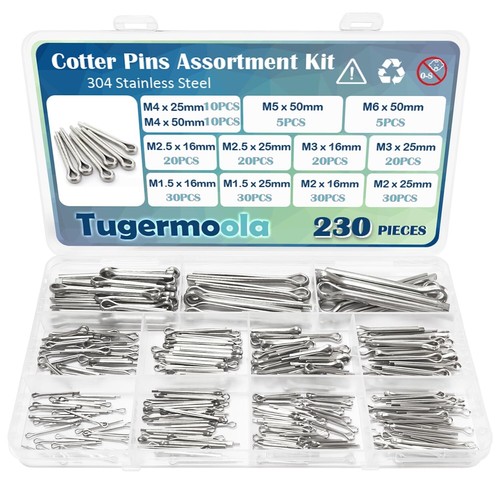 230pcs cotter pins assortment - 230pcs,