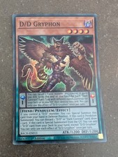 YuGiOh! D/D Gryphon BACH-EN013 Super Rare 1st Ed