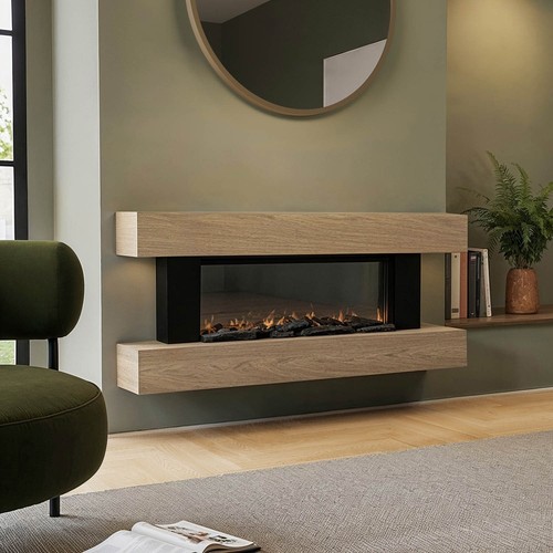 Oak wall mounted electric - oak,