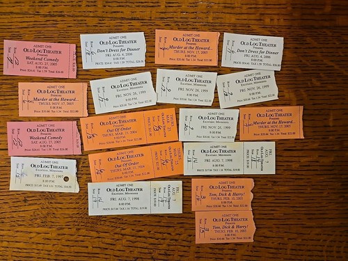 Lot old log theater used - lot, 18