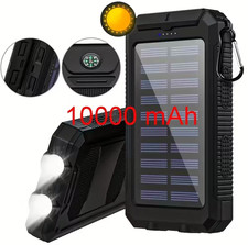 Solar Power Bank 10,000 mAh
