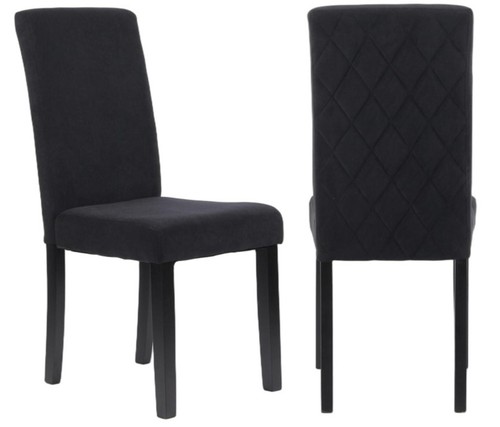 Velvet dining chairs - velvet,