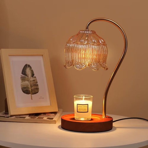 Candle warmer lamp with - candle, dimmer