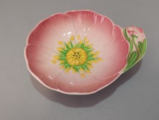 Carlton Ware Pink Buttercup Trinket Dish 1930s Vintage, Australia Design