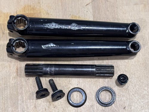 Newschool bmx 3pc crankset - newschool, gt