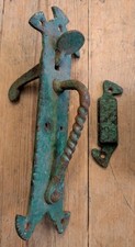 Vintage Handmade Thumb Latch - Reclaimed Garden Gate Metal Door Catch Suffolk