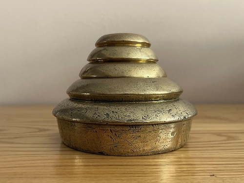 Five antique victorian brass - antique,