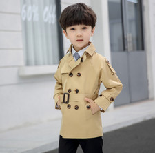Kid Boy Trench Coat Double