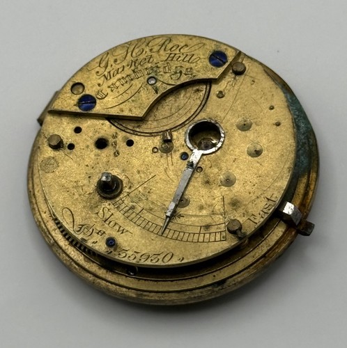 English lever fusee - lever, pocket