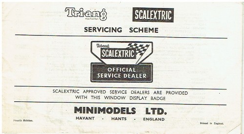 Triang scalextric slot car - slot,