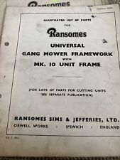 Ransomes Universal  Gang Mower