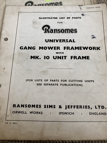 Ransomes universal gang - ransomes,