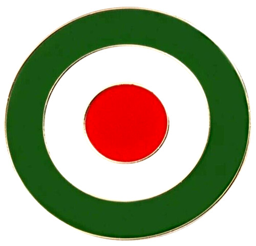 Mod target badge - target, enamel