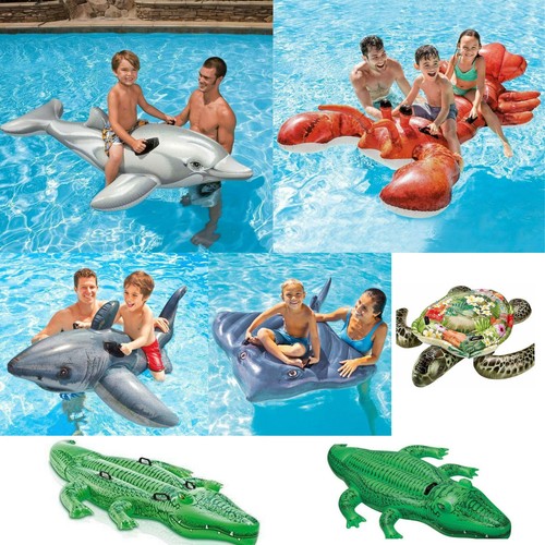 Inflatable ride swimming - ride, on