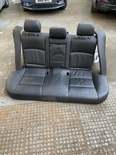BMW 5 SERIES 2012 F10 SE SALOON BLACK LEATHER COMPLETE REAR SEATS BENCH SEAT