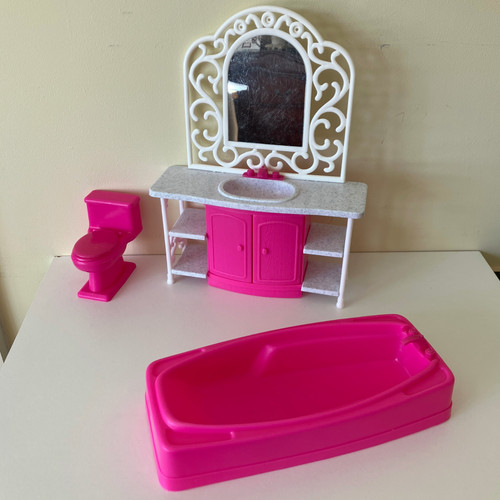 Vintage gloria bathroom play - vintage,