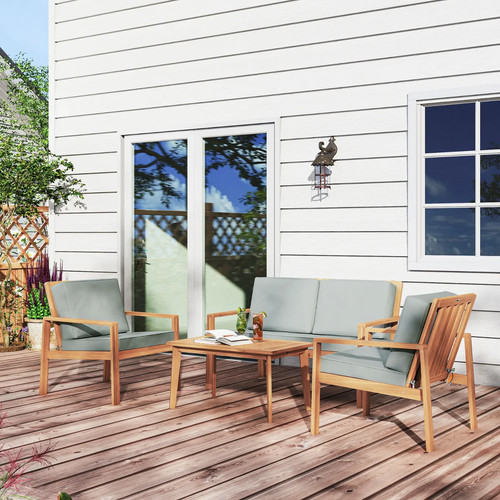 4pieces garden sofa - sofa, chair