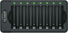 LED 8-Slot Battery Charger for