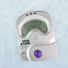 Qwik Tune Automatic Guitar & Bass Tuner – Digital Chromatic Pitch Pipe Model QT