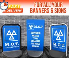 MOT Testing Station PAVEMENT SIGN, Garage Sign, DISPLAY, A BOARD, Test Centre