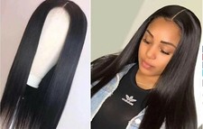 Brazilian Straight 6x6 Closure Lace Frontal Bone Straight Lace Front Human Hair 