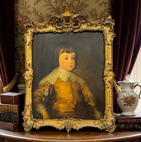 18th century antique oil - 18th,