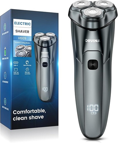 Orvina electric razor cordless - electric,