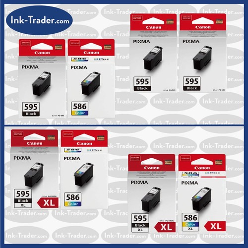 Genuine canon 595 586 ink - genuine,