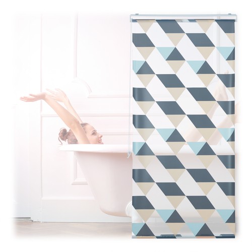 Bathroom roller blind shower